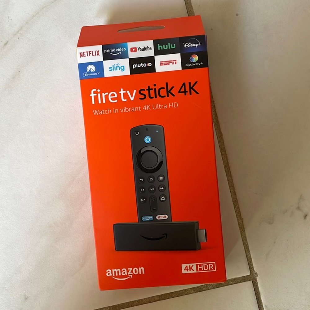 Unopened Amazon Fire stick.  4K HDR.